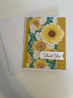 Sunflower Thank You Card