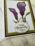 Lily Sympathy Card