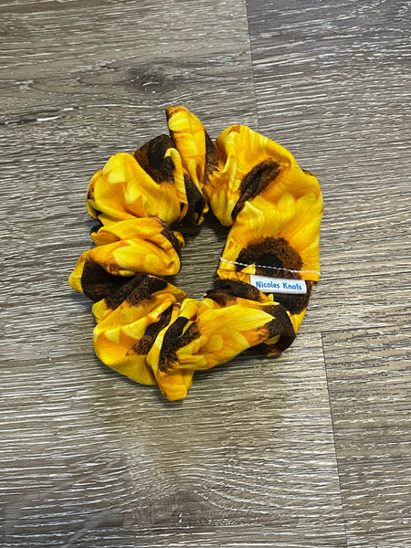 Sunflower Scrunchie