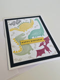 Rawrsome Dinosaur Birthday Card