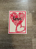 Red Elegant Love Card