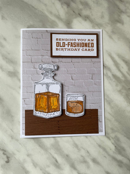 Old Fashioned Birthday Card