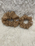 Beige Scrunchie