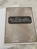 Love and Laughter Lace Wedding Card