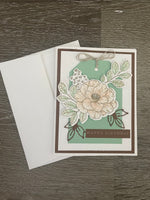 Rose Tag Birthday Card