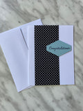 Set of 6 Black and White Cards