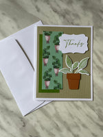 Potted Plant Thank You Card