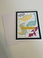 Rawrsome Dinosaur Birthday Card