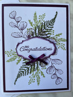 Natures Print Congratulations Card