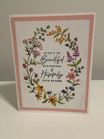 Floral Beautiful Beginnings Card