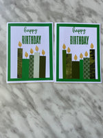 Happy Birthday Candles Card