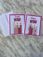 Happy Birthday Candles Card