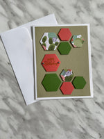 Cactus Hexagon Birthday Card