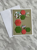 Cactus Hexagon Birthday Card