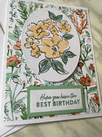 Floral Best Birthday Card