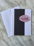 Set of 6 Black and White Cards