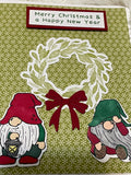 Gnome Wreath Christmas Card