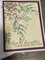 Purple Wedding Card