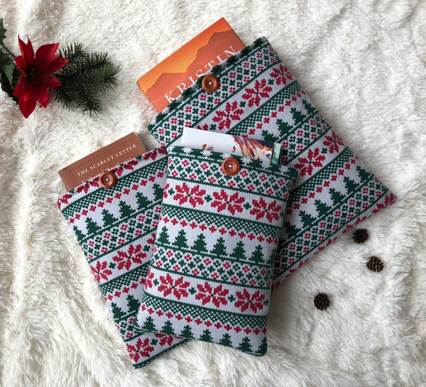 Christmas Sweater Book Sleeve