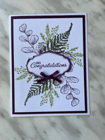 Natures Print Congratulations Card