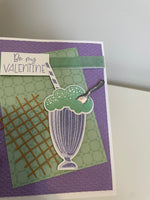 Milkshake Valentine’s Day Card