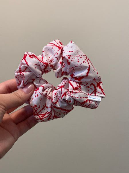 Blood Splatter Scrunchie