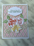 Lattice Best Birthday Card