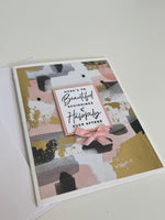 Metallic Beautiful Beginnings Card