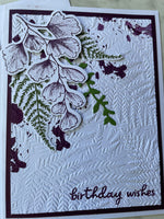 Floral Ferns Birthday Card