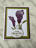 Lily Sympathy Card