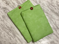 Lime Green Book Sleeve