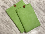 Lime Green Book Sleeve