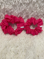 Bright Pink Scrunchie