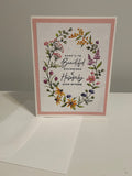 Floral Beautiful Beginnings Card