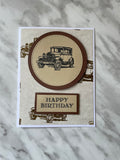 Vintage Car Birthday Card