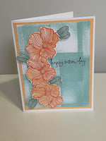 Peachy Floral Mother’s Day Card