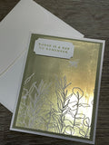 Metallic Day to Remember Card