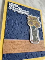 Sunflower Thank You Card