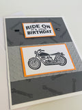 Motorcycle Birthday Card