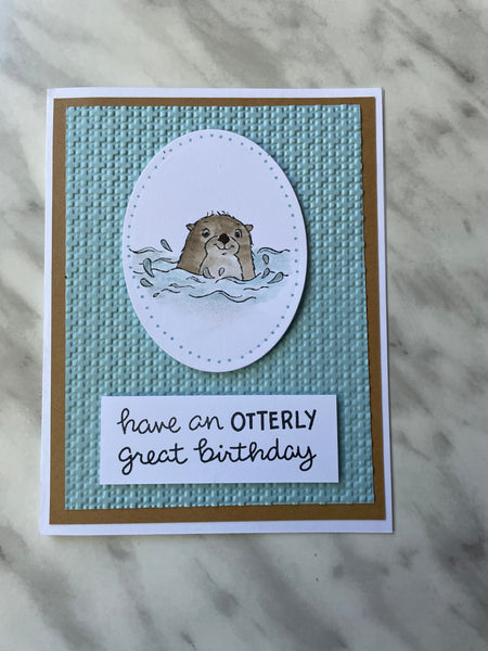 Otterly Great Birthday Card