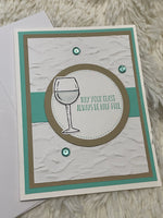 White Wine Birthday Card