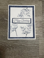 Natural Print Birthday Card