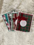 Plaid Ornament Christmas Card