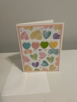 Conversation Hearts Card