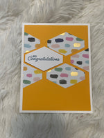 Orange Congratulations Card