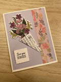 Love You Bunches Bouquet Card