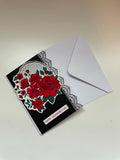 Lacy Roses Card