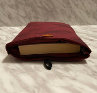 Burgundy Book Sleeve