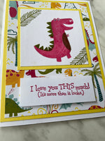 Dinosaur Birthday Card