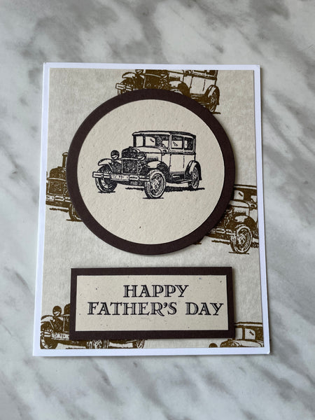 Vintage Car Father’s Day Card